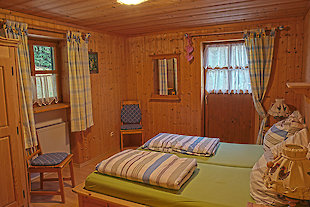 Schlafzimmer im Ferienhaus Bayerischer Wald